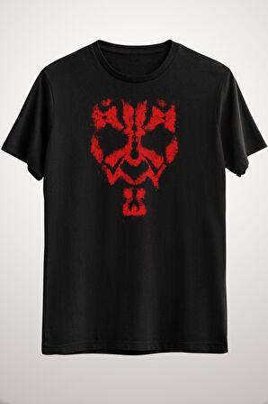 Erkek Siyah Darth Maul Grunge