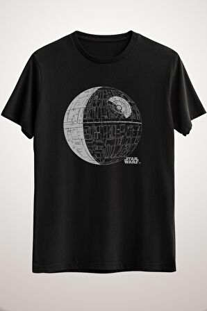 Erkek Siyah Death Star Shadows