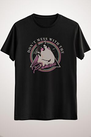 Erkek Siyah Princess Leia Don't Mess