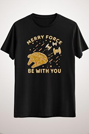 Erkek Siyah Gingerbread Millennium Falcon