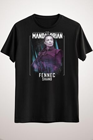 Erkek Siyah Star Wars Mandalorian Fennec Shand Female Assassin