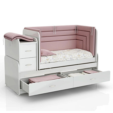 PATİKO SW 703A BÜYÜYEBİLEN BEŞİKLİ BEBEK ODASI TAKIMI