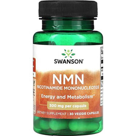 SWANSON , Nmn, nicotinamide 300 Mg, 30 Veggie Capsul