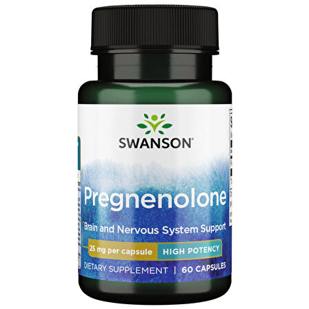 Swanson Pregnenolone 25 mg 60 Capsules