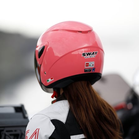 SWAY 733 Kask Pembe