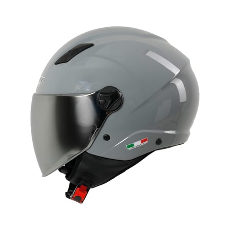 SWAY SW 765 Parlak Nardo Gri Yarım Motosiklet Kaskı