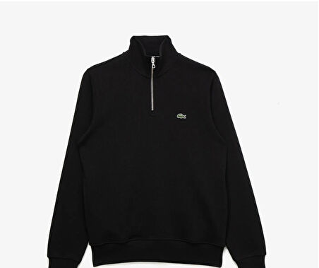 Lacoste Regular Yarım Fermuar Sweatshirt