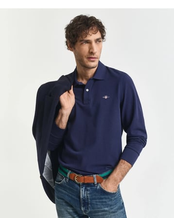Gant Polo Yaka Regular Uzun Kollu Sweatshirt