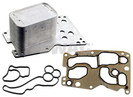Swag 20105960 Motor Yağ Soğutucu BMW F30 F10 F36 F25 F26 F15 F16 N57 Contalı 11428510855S1