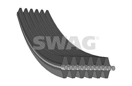 Swag 20940712 Kanallı V Kayışı BMW E81 E82 E87 E90 E92 E93 E60 E84 E83 E61 6 Dpk 1817 11288574958