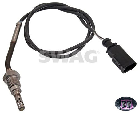 Swag 30949268 Egzoz Sıcaklık Sensörü Turbo Sarj Öncesi A4 A6 05-08 2.0TDI Ble BRE BNA BRF Cagb 03G906088R