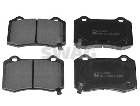 Swag 33100192 Fren Balatası Arka 300 C 04-12 Grand Cherokee 04-Chevrolet Camaro 6.2 09- 25940439