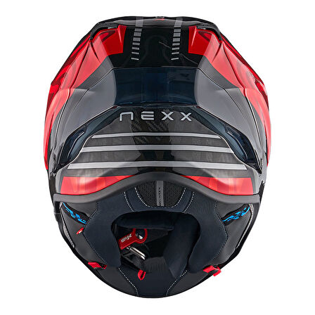 X.R3R SWIRL KARBON KIRMIZI KASK