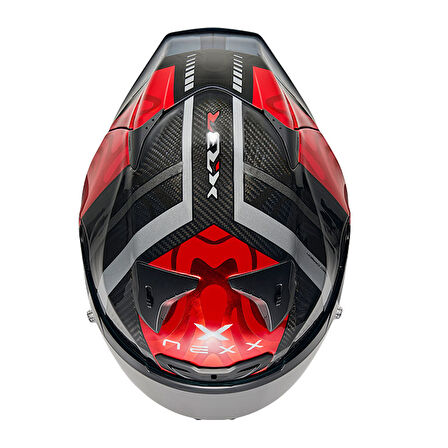 X.R3R SWIRL KARBON KIRMIZI KASK