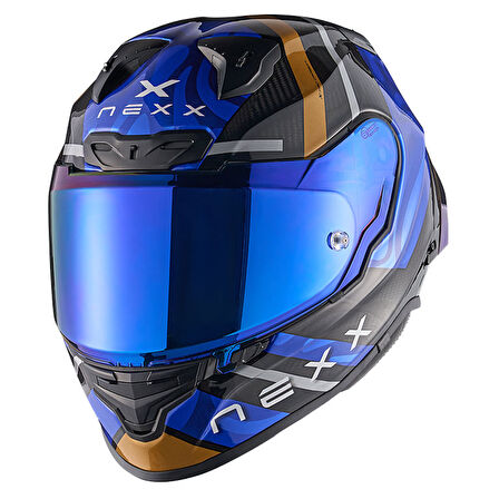 X.R3R SWIRL KARBON MAVİ KASK