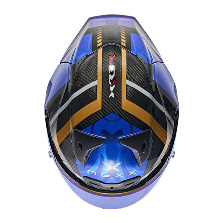 X.R3R SWIRL KARBON MAVİ KASK