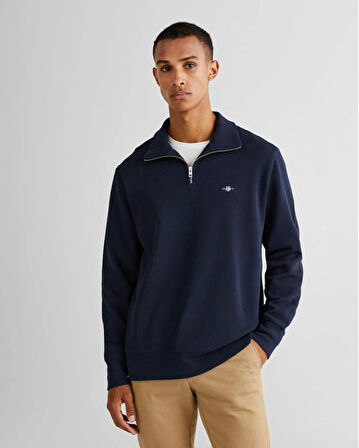 Gant Erkek Yarım Fermuar Sweatshirt