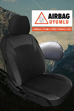 Nissan X-trail 1.6 Dci Design Pack 19 Alloy 4x2 2015 UYUMLU  OTO KOLTUK KILIFI SİYAH