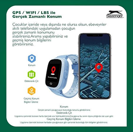 Slazenger SW.SL.09.2158.5.05 Sim Kartlı Çocuk Akıllı Saati