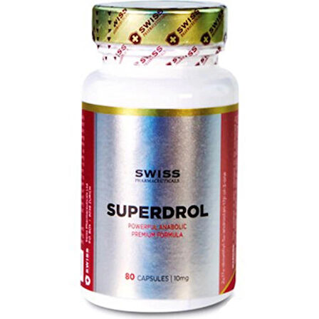 SWİSS Superdrol 10 MG 80 Capsul