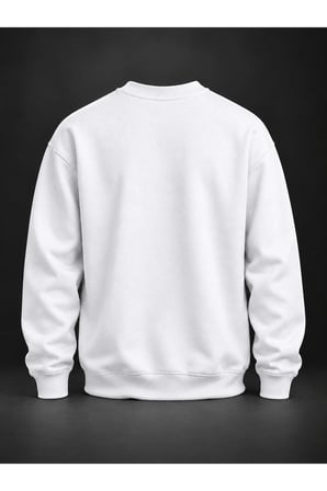 Beyaz Basic Sweatshirt