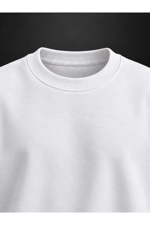 Beyaz Basic Sweatshirt