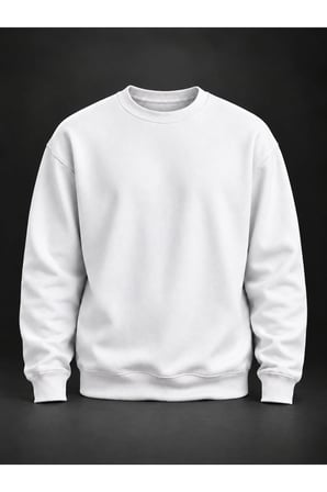 Beyaz Basic Sweatshirt