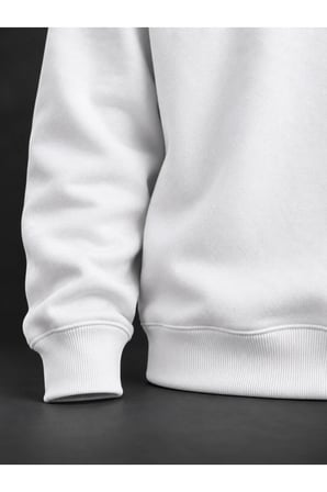 Beyaz Basic Sweatshirt