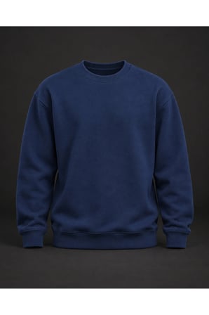 Lacivert Basic Sweatshirt