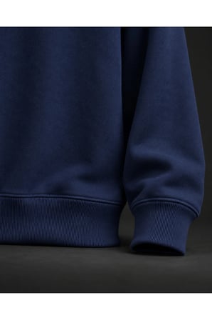 Lacivert Basic Sweatshirt