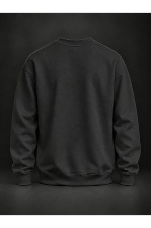 Siyah Basic Sweatshirt