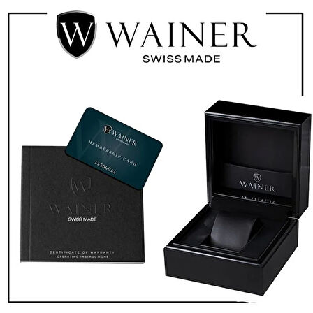 Wainer SW. WA.16666-D Swiss Made Erkek Kol Saati