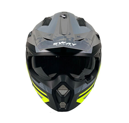 SWAY SW X1 SEUL TRACK Black Yellow  ÇENE AÇILIR
