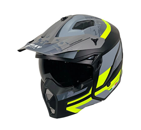 SWAY SW X1 SEUL TRACK Black Yellow  ÇENE AÇILIR