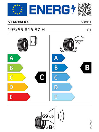 195/55R16 87H NATUREN ST542 - STARMAXX - YAZ