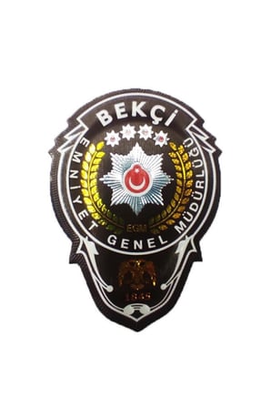 Özel Seri Single Sword Plastik Peç - Bekçi Göğüs Arması Askeri Arma Görev Peçi