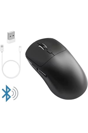 3 Modlu Kablosuz Oyun Mouse Type-C Şarjlı Bluetooth 2.4GHz Dual Mode 6400 DPI Ultra S203 siyah