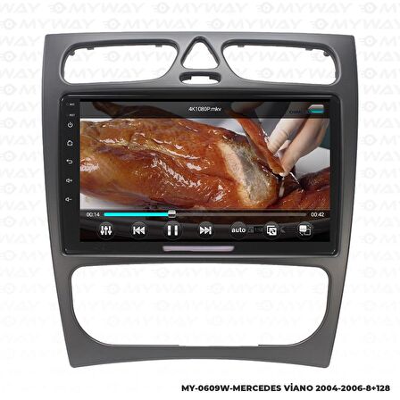 Araç Multimedya Mercedes Viano Android 12 Carplay 4Gb Ram + 64Gb Hdd 2004-2006 Navigasyon Ekran MYW