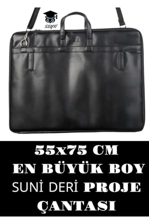 55X75 CM YUMUŞAK SUNİ DERİ PROJE-RESİM ÇANTASI YÜKSEK KALİTE %100 KALİTE VE İADE GARANTİLİ