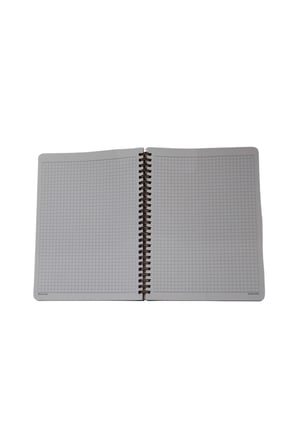 16,5x22,5 Cm 100 Yaprak Kareli Telli Atatürk Sert Karton Kapak Defter 70 Gr Krem Renk Kağıt