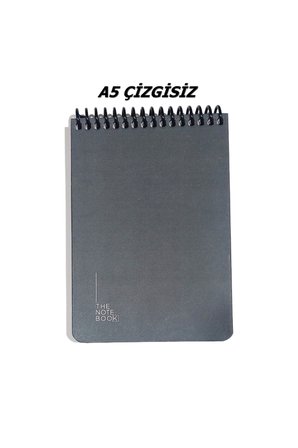 14x20 Cm A5 Çizgisiz 96 Yaprak Telli Sert Karton Kapak Defter The Notebook
