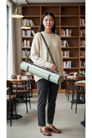 PROJE TÜPÜ BAZUKA 10.5 CM ÇAP 76 CM BOY SİLİNEBİLİR SUNİ DERİ T CETVELİ TAKMA LASTİKLİ BBACK