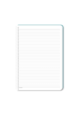 16x22 CM 80 Yaprak Çizgili Karton Kapak Telli defter Gezginler Keskin Color