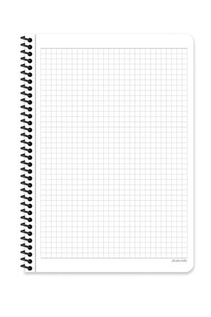 16x22 CM 80 Yaprak Kareli Karton Kapak Telli defter Gezginler Keskin Color