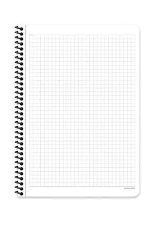 16x22 CM 80 Yaprak Kareli Karton Kapak Telli defter Gezginler Keskin Color