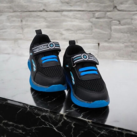 RAHAT ÇOCUK GÜNLÜK SİYAH RENK RAHAT VE KONFORLU SNEAKER