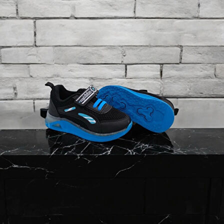 RAHAT ÇOCUK GÜNLÜK SİYAH RENK RAHAT VE KONFORLU SNEAKER