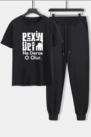 Unisex Beyim Ne Derse O Olur 2'li Eşofman Takımı