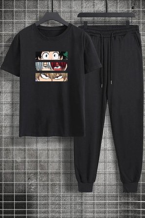 Unisex Ken Kaneki Baskılı 2'li Eşofman Takımı