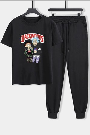 Unisex Backwoods Baskılı 2'li Eşofman Takımı